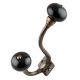 Black Ceramic Antique Iron Hooks